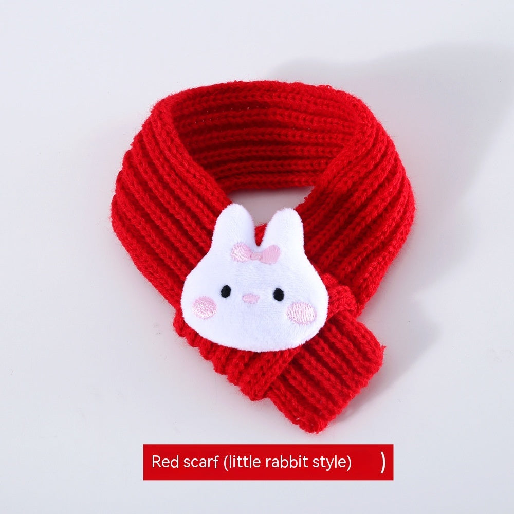 Stylish Wool Cat Hat with Rabbit Ears