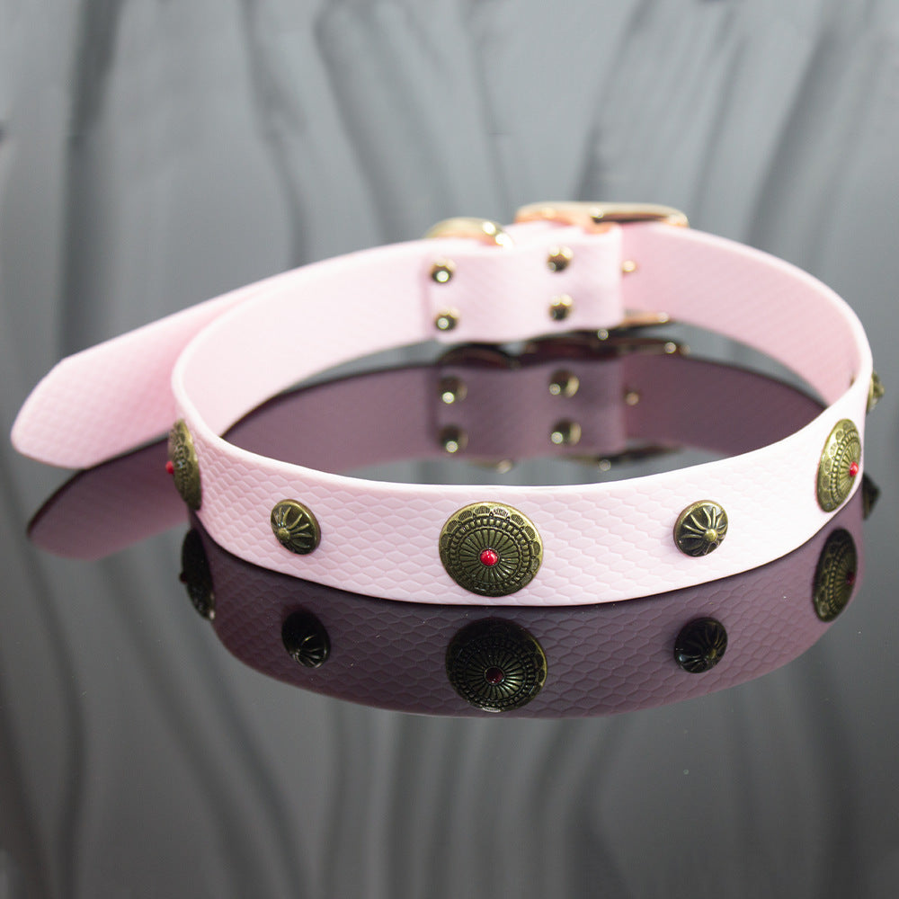Ondaum Pet Encapsulated Webbing Dog Collar – Waterproof, Durable & Easy to Clean