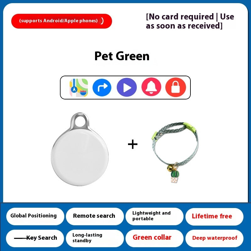 Ondaum Pet GPS Tracker – Anti-Loss Alarm Device for Cats & Dogs