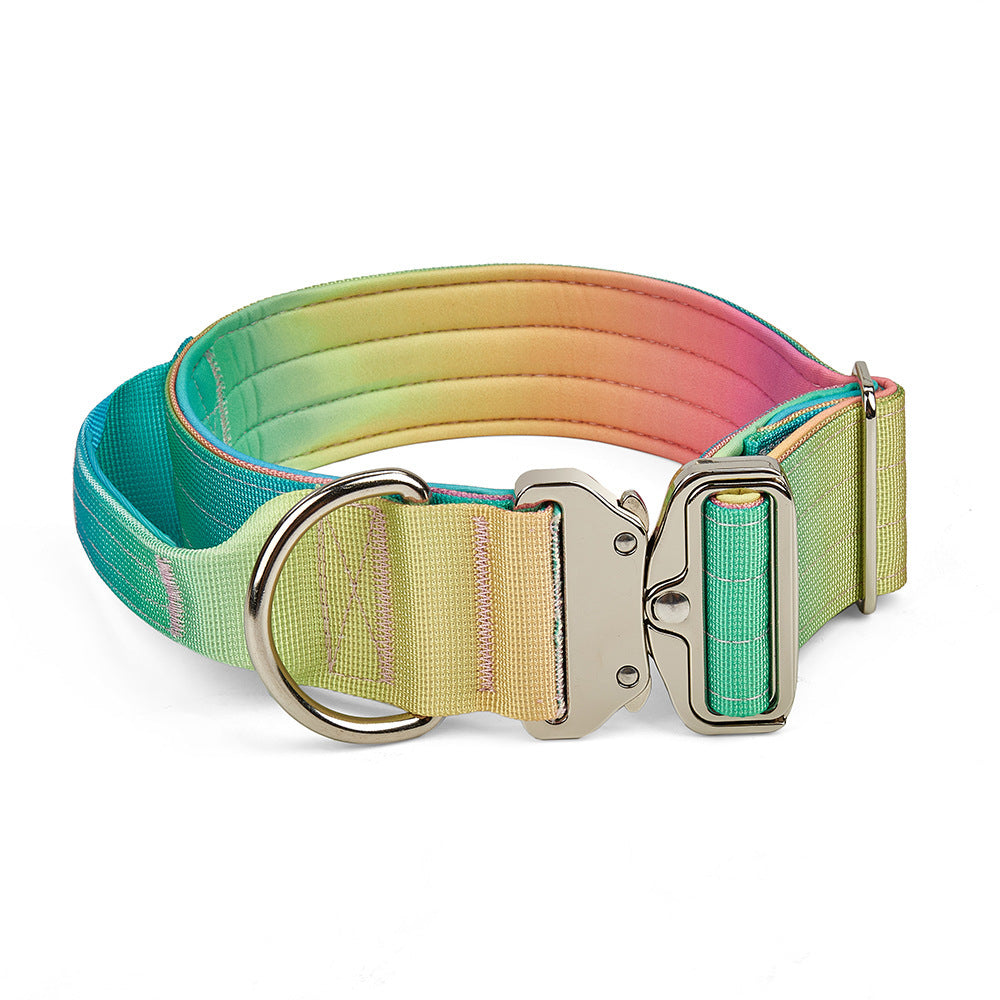Gradient Collar Widened Pet Accessories Avoid Cutting Into The Neck
