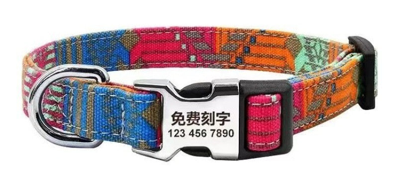 Adjustable Dog Collar with Secure Buckle Design