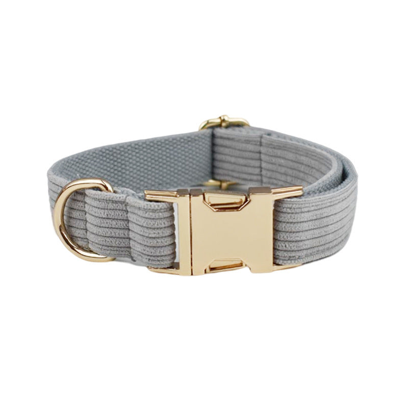 Corduroy Dog Collar for Comfortable Fit