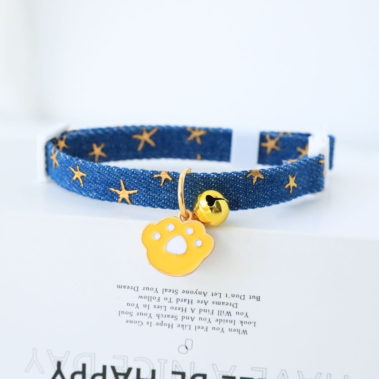 Pet Collar Kitten Dog Bell Safety Buckle Necklace