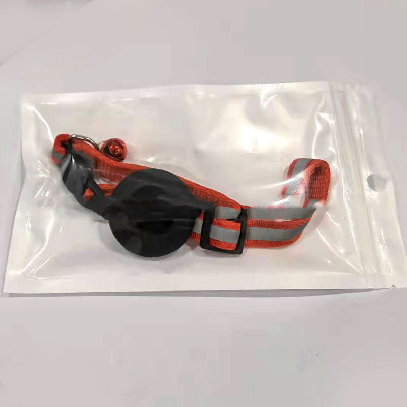 Reflective Airtag Pet Collar with Bell