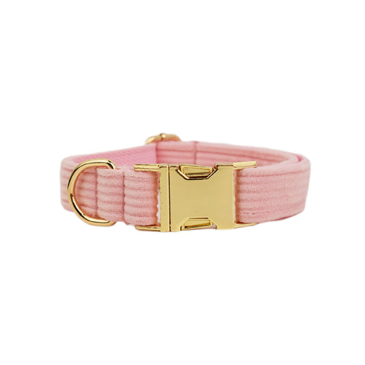 Corduroy Dog Collar for Comfortable Fit