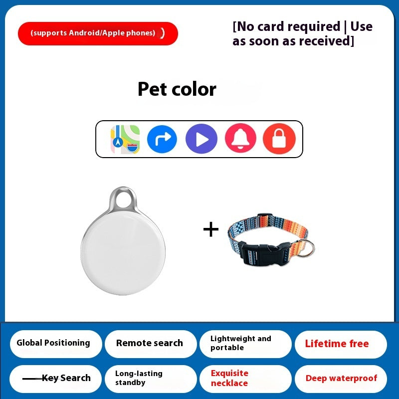 Ondaum Pet GPS Tracker – Anti-Loss Alarm Device for Cats & Dogs