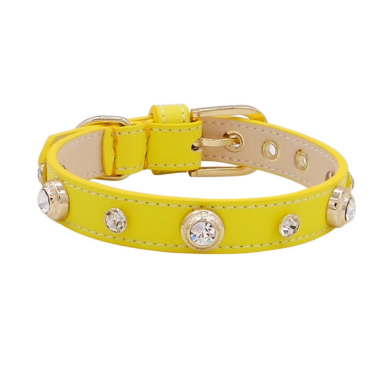 New Hot Sell Leather Pet Collar Multicolor