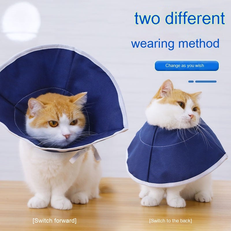 Ondaum Pet Anti-Licking Headwear Turban for Cats – Soft & Protective Recovery Collar