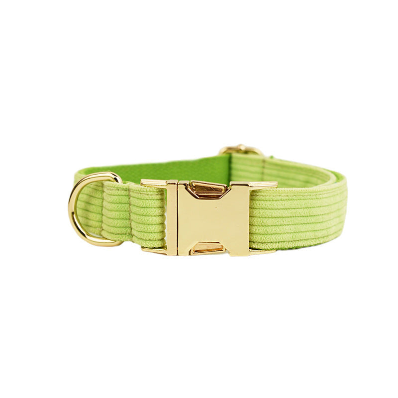 Corduroy Dog Collar for Comfortable Fit
