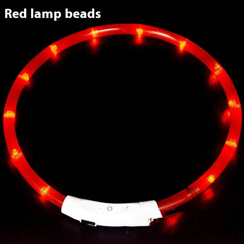USB Rechargeable LED Pet Collar for Dogs