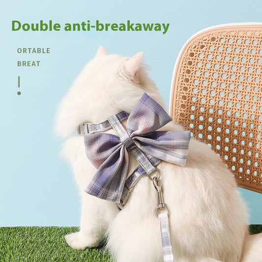Product Title: Ondaum Bow I-Shaped JK Pet Hand Holding Rope for Cats – Comfortable and Durable Leash for Your Feline Friend