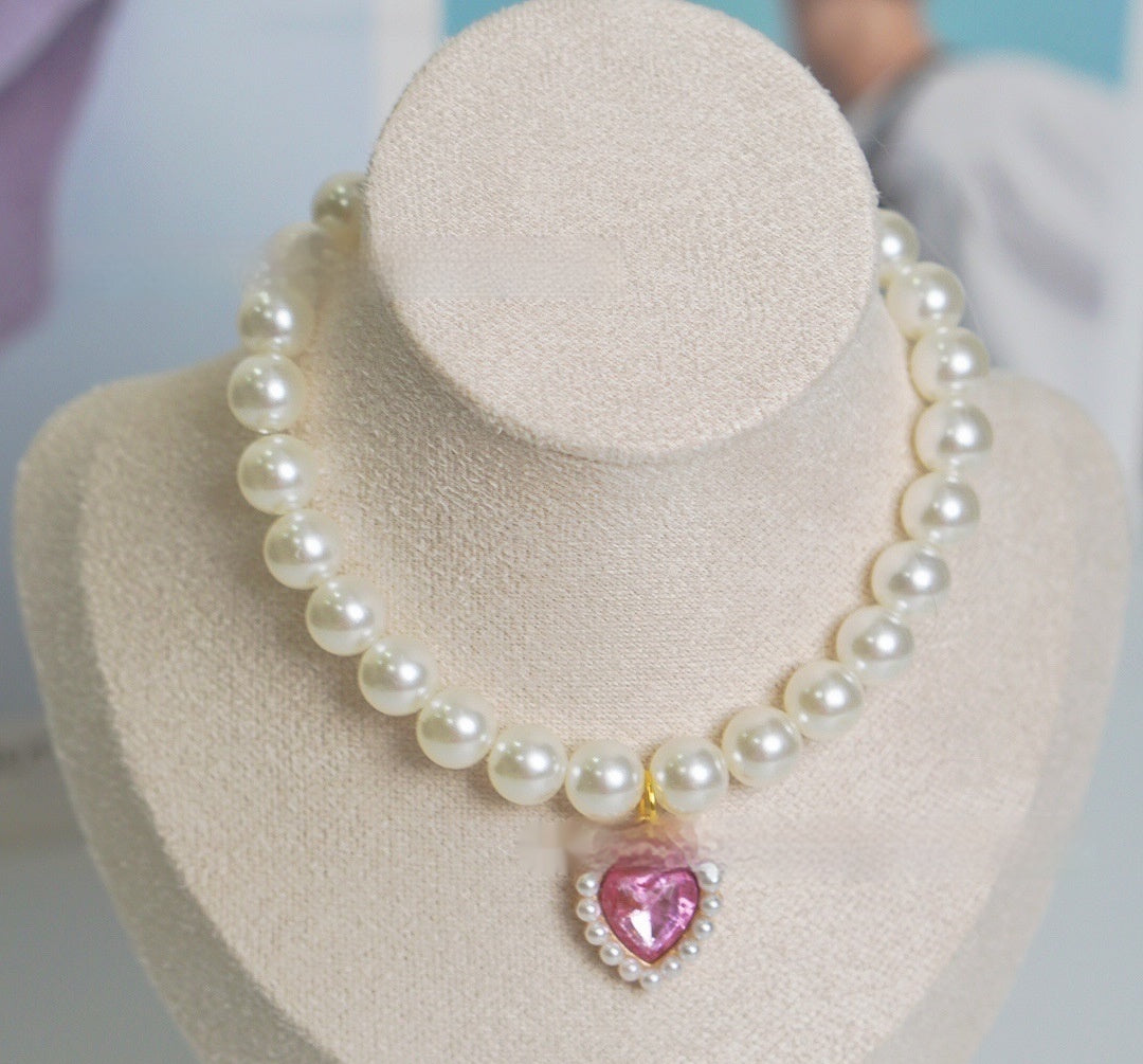 Pearl Love Gem Cat Collar for Stylish Cats