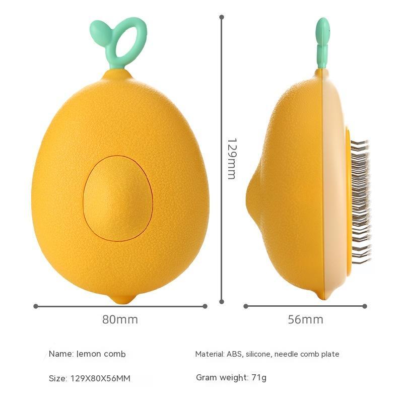 고양이 브러시 털 제거기 세척 아보카도 모양 개 손질 도구 반려동물 빗 브러시 스테인리스 스틸 바늘 반려동물 세척 관리