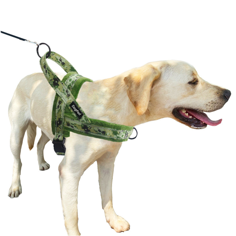 Pet Chest Strap With Flap For Comfortable Lining And Dog Leash