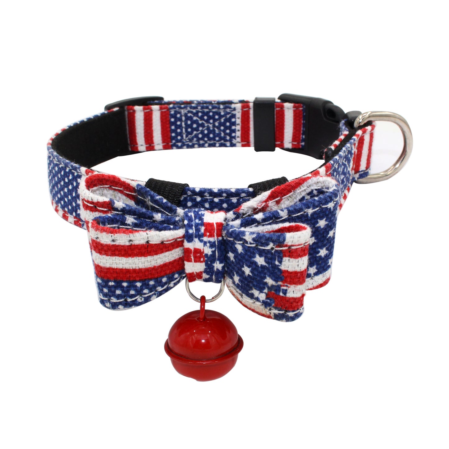 Pet microfiber backing comfortable bow collar collar