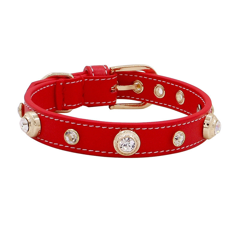 New Hot Sell Leather Pet Collar Multicolor