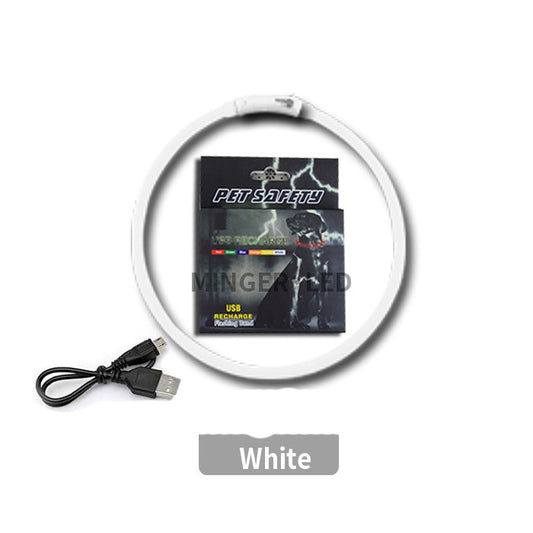 LED pet light collar