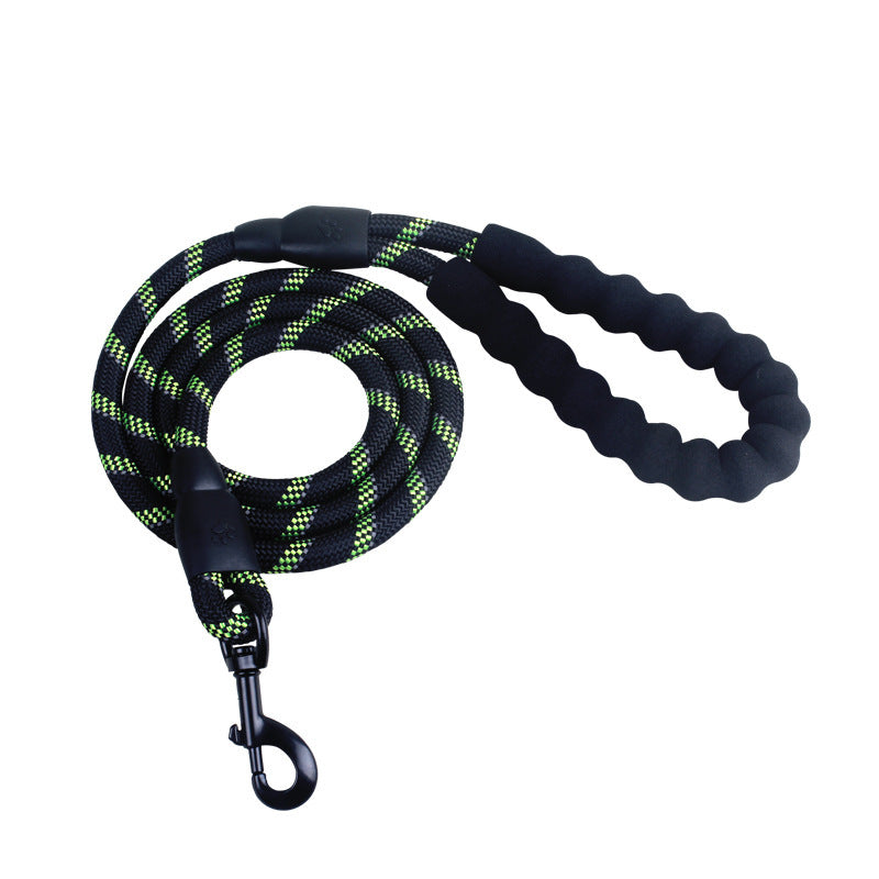 Reflective Dog Leash - Nylon Rope for Walking & Training, Small to Large Dogs