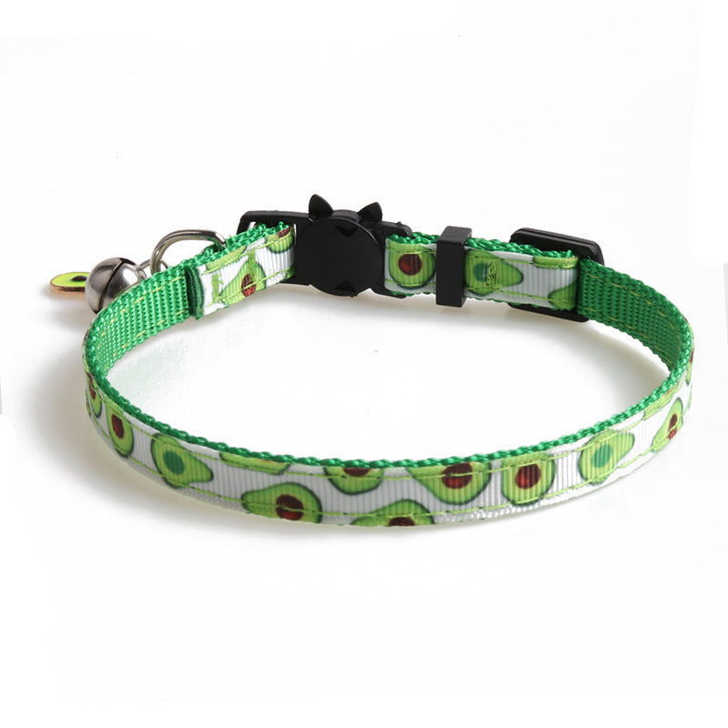 Arminger's New Pet Webbing Fruit Cat Collar