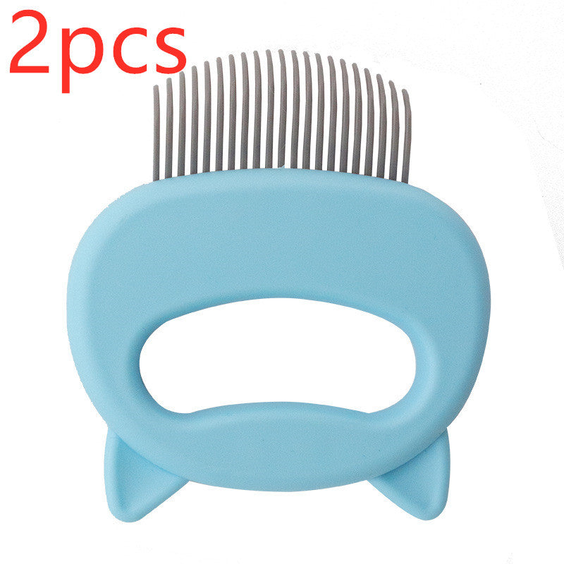 Pet Hair Removal Massaging Shell Comb