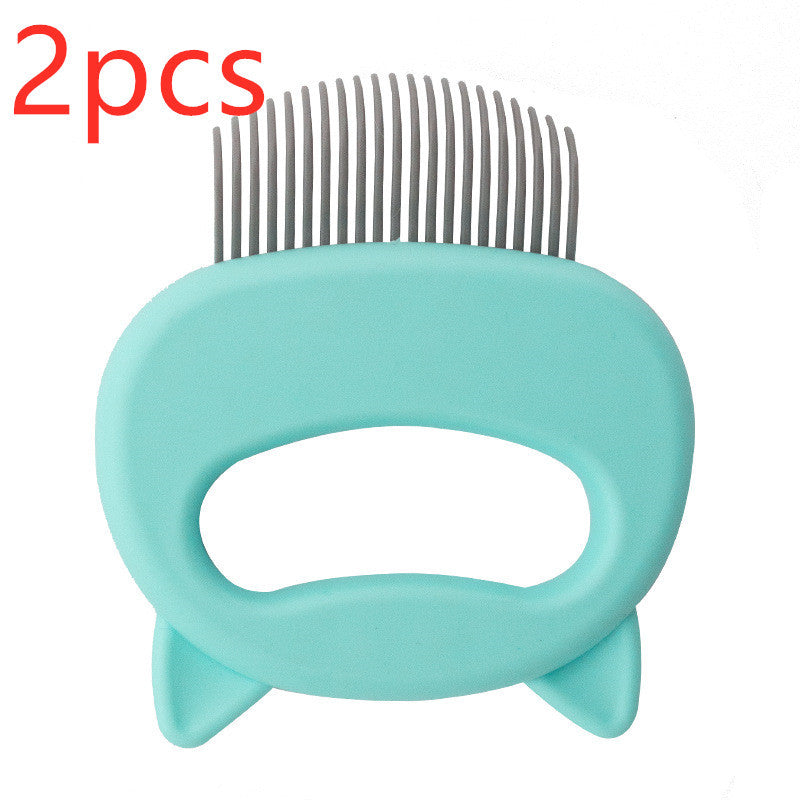 Pet Hair Removal Massaging Shell Comb