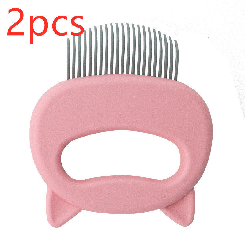 Pet Hair Removal Massaging Shell Comb