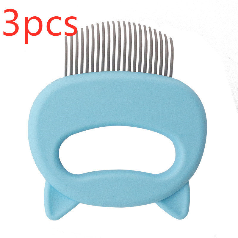 Pet Hair Removal Massaging Shell Comb