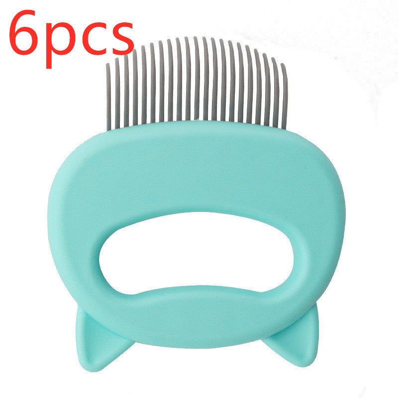 Pet Hair Removal Massaging Shell Comb
