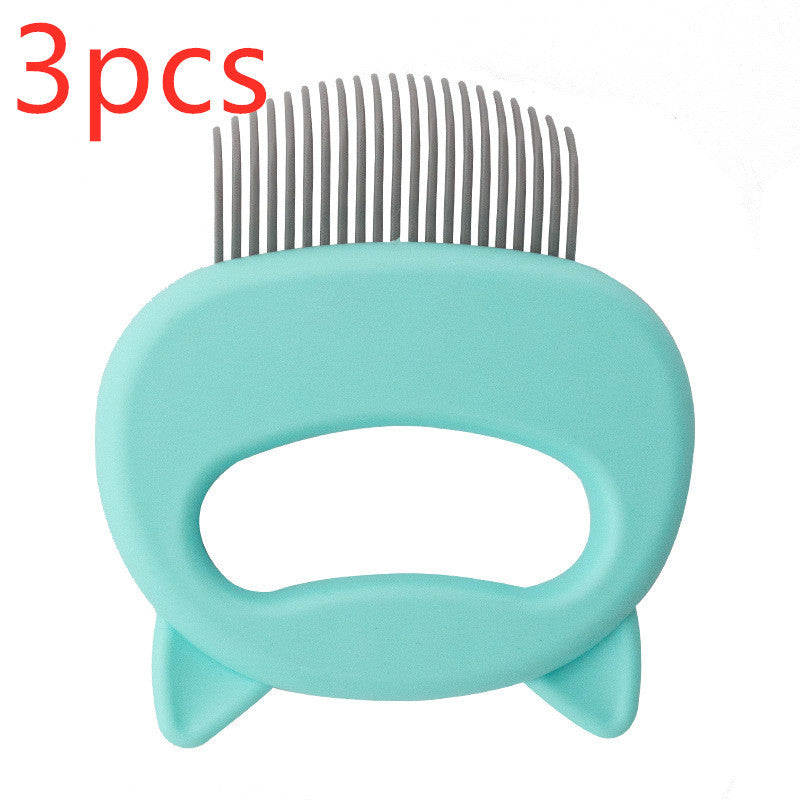 Pet Hair Removal Massaging Shell Comb