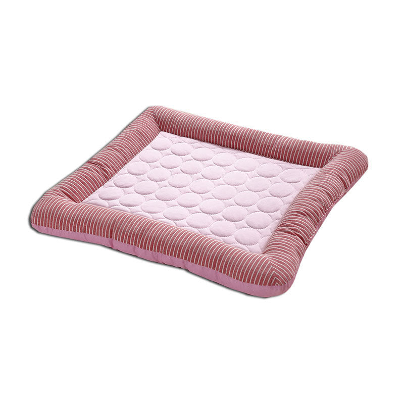 Pet Cooling Pad – Soft Ice Silk Summer Mat