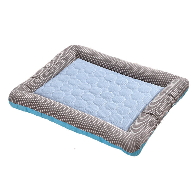 Pet Cooling Pad – Soft Ice Silk Summer Mat