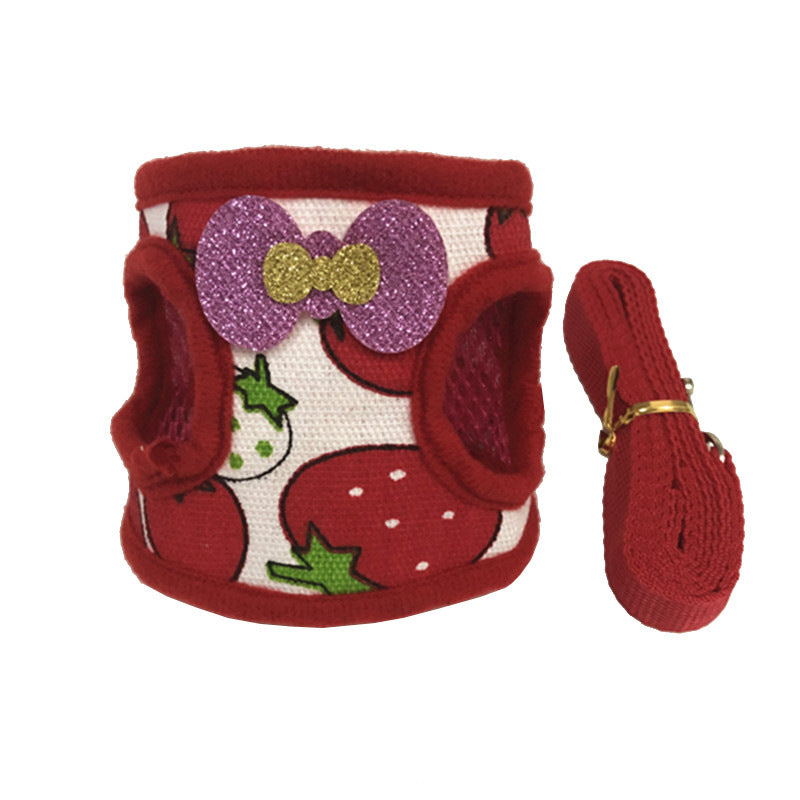 Bunny Special Vest Type Chest Harness Traction Rope