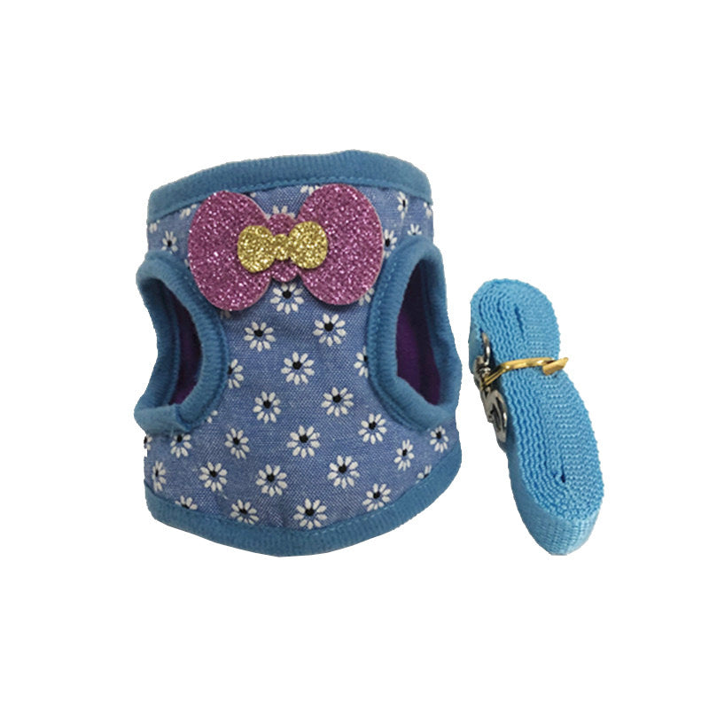 Bunny Special Vest Type Chest Harness Traction Rope