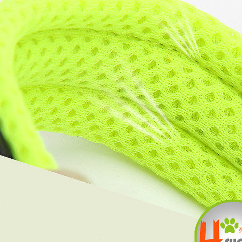 Pet Reflective Nylon Sandwich Breathable Mesh Collar