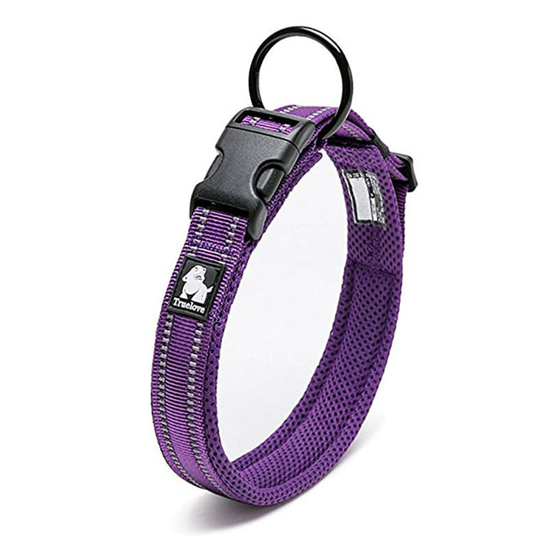 Pet Reflective Nylon Sandwich Breathable Mesh Collar