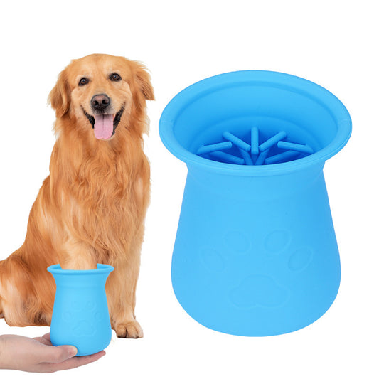 Pet Cleaning Daily Necessities Outing Portable Silicone Foot Washing Cup