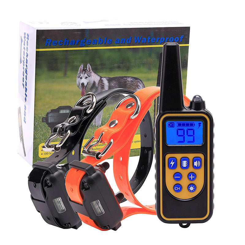 Remote Control Dog Training Collar – Bark Control Device