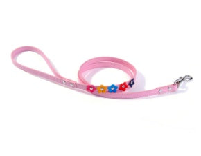 Double Row Flower Pet Collar for Dogs