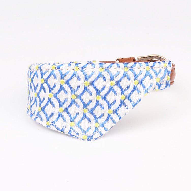 Small And Medium Dog Pet Triangle Collar Collar