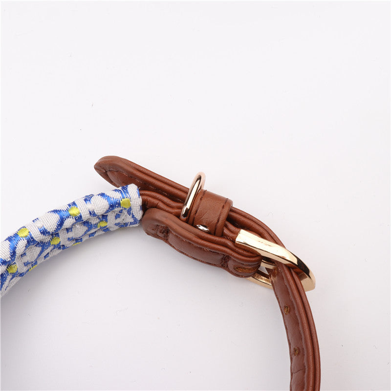 Small And Medium Dog Pet Triangle Collar Collar