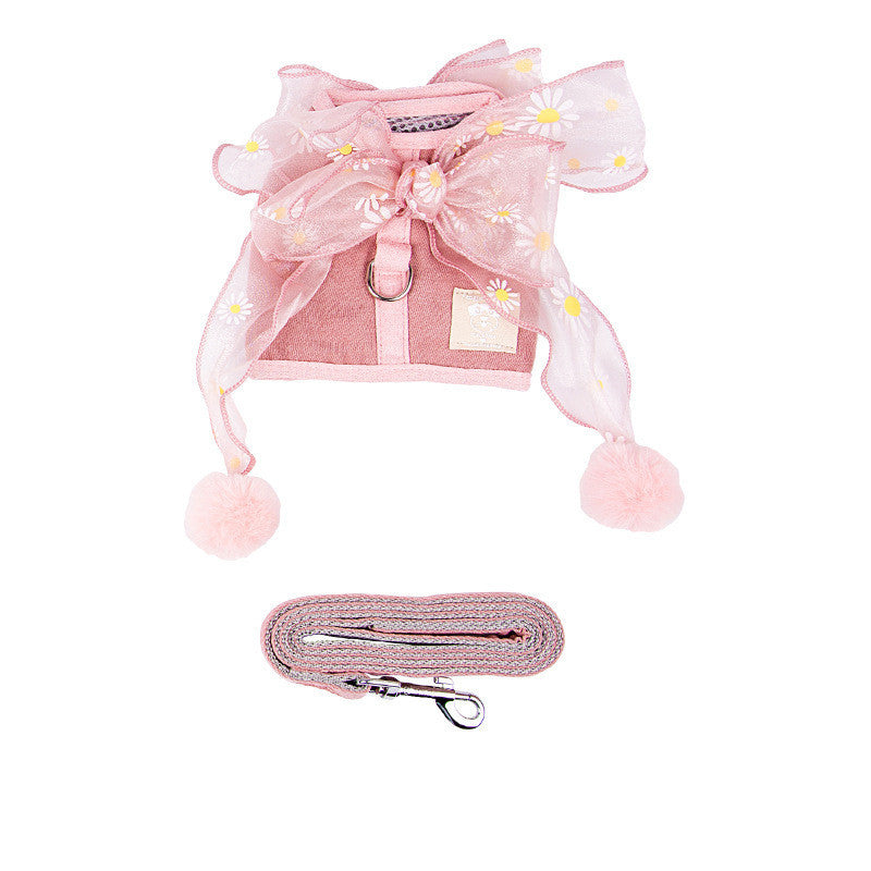 Pure Color Breathable Cat Rope Cat Chest Strap
