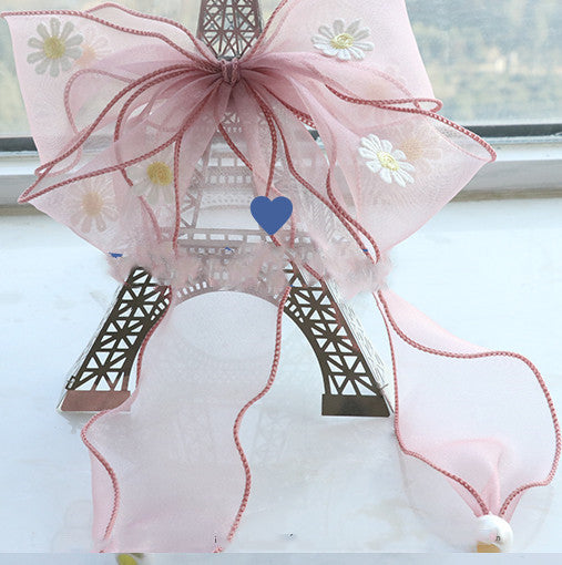 Mermaid Ji Zhuguang Yarn Cat And Dog Collar Headdress