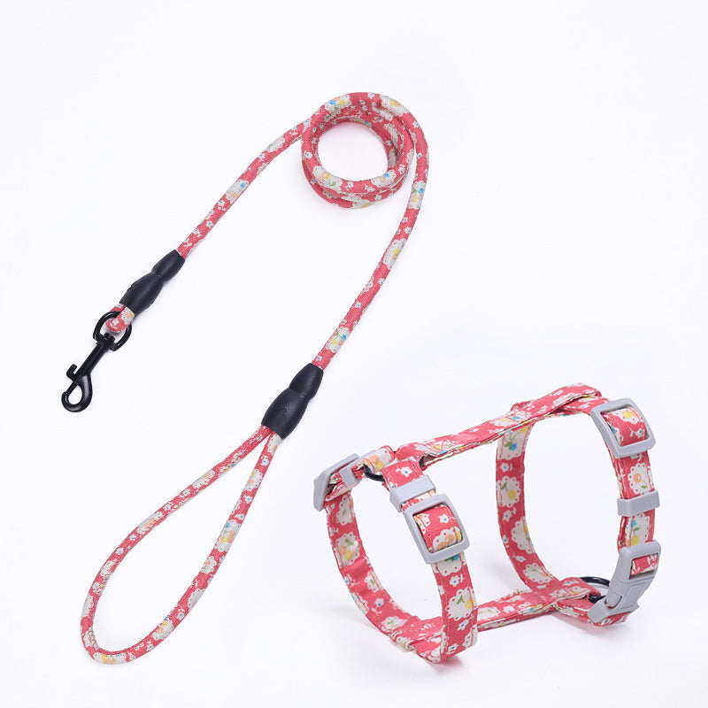 Cat Traction Rope Chest Harness I-shaped Traction Rope Cat Chain