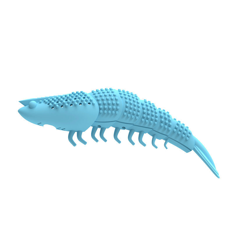 Catnip Silicone Fish Crayfish Toothbrush Cat Toy