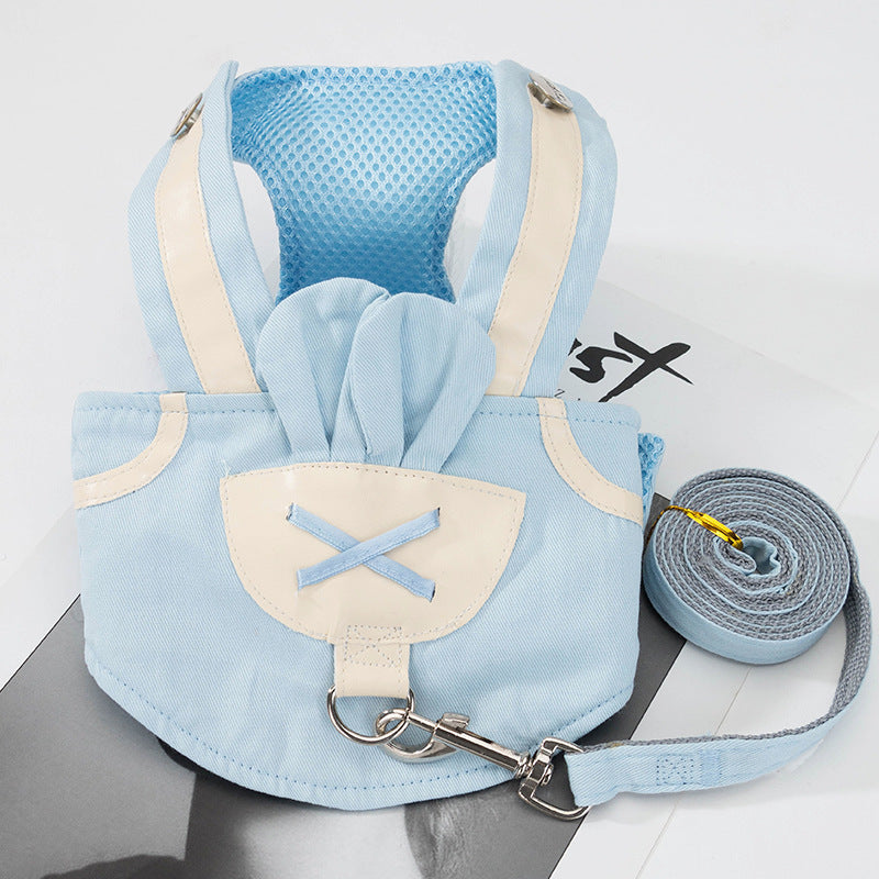 Cross-border vest-style traction rope for small dogs
