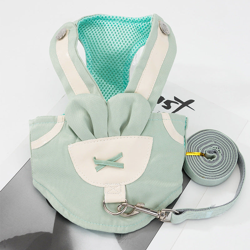 Cross-border vest-style traction rope for small dogs
