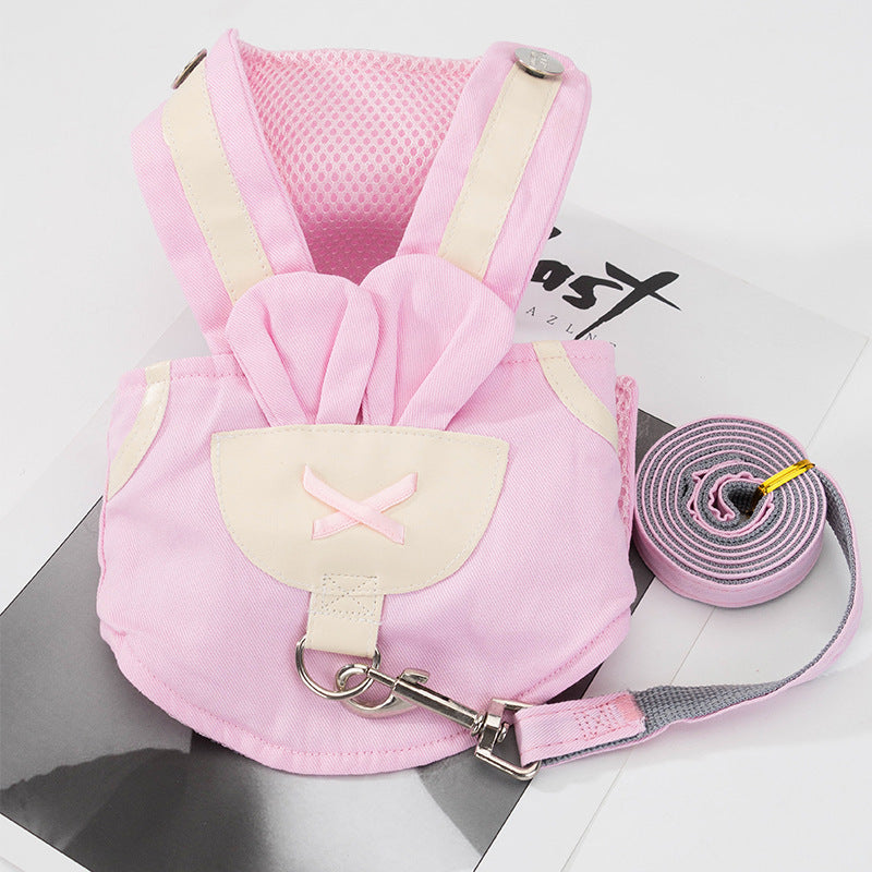 Cross-border vest-style traction rope for small dogs