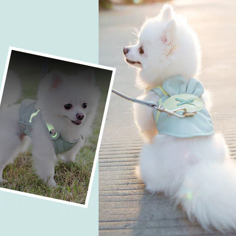 Cross-border vest-style traction rope for small dogs
