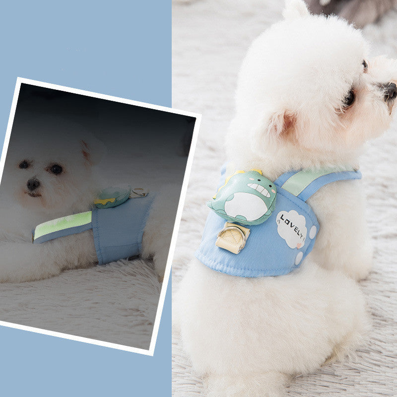 Cross-border vest-style traction rope for small dogs