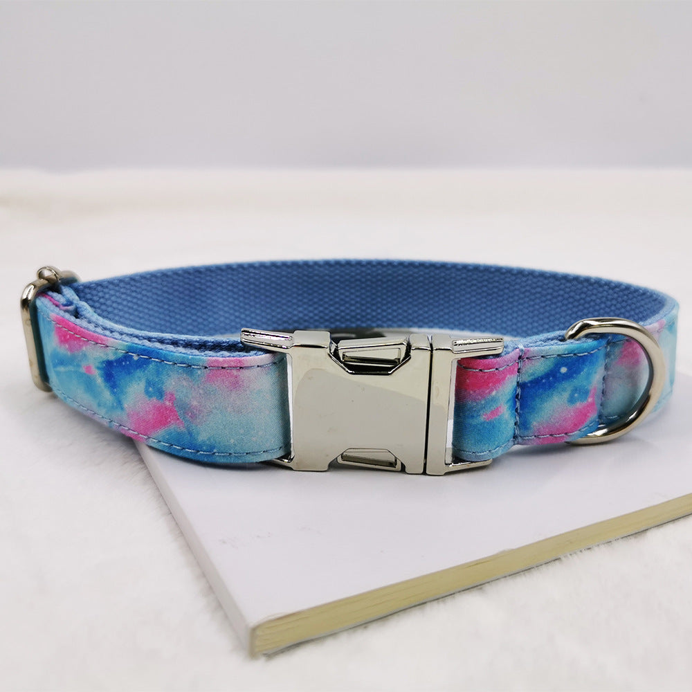 Custom Engraved Dog Collar with Zinc Alloy Buckle